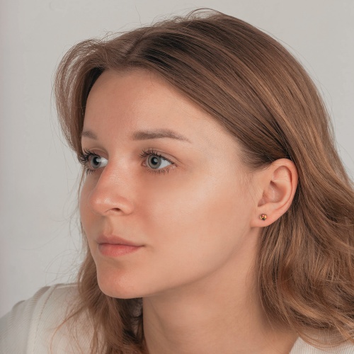 Пусеты Fiore Luna  Vitrail Medium, SWE2127/1 VM S фото 2